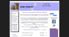 Desktop Screenshot of nom-chat.fr